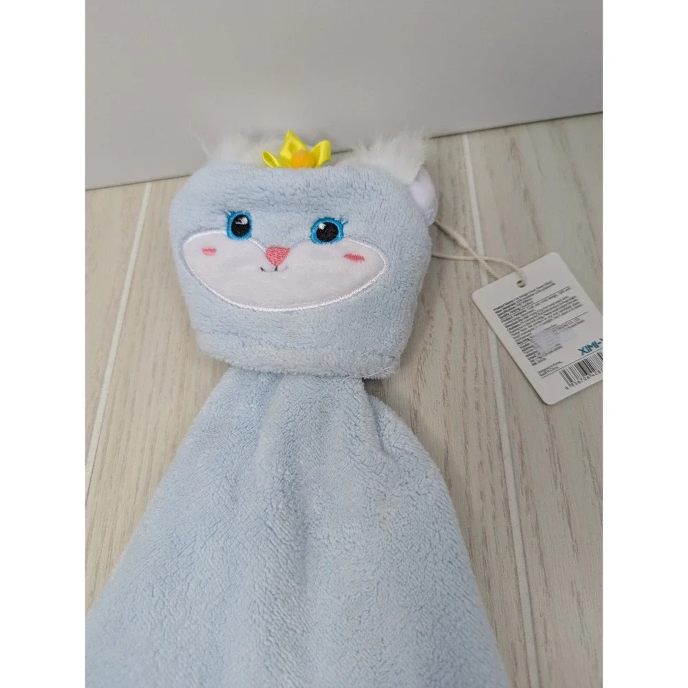 XIMI-V Fox Design Hand Towel blue child's puppet type towel